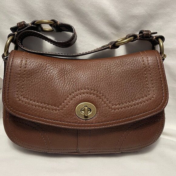 Coach Chelsea Shoulder Bag Toffee Brown - Picture 1 of 6